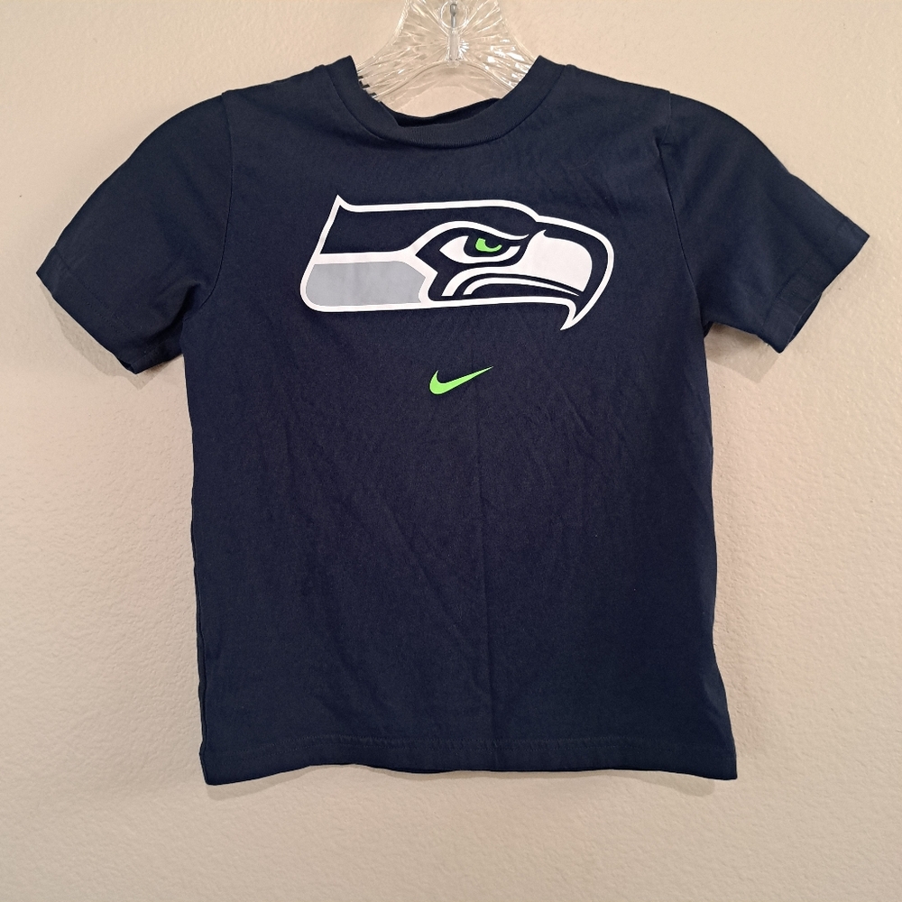 Nike Kids Dark Blue Logo T-Shirt Youth Small